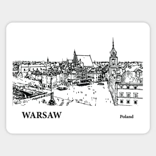 Warsaw Poland Sticker